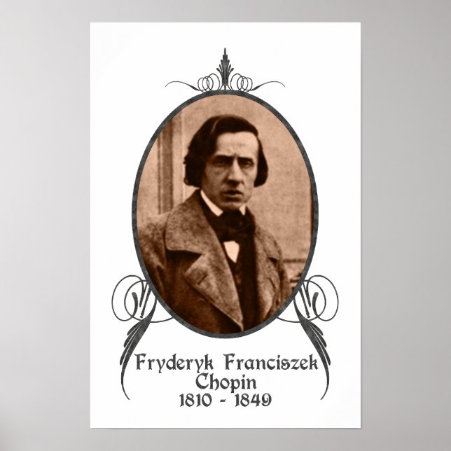 Poster Fryderyk Chopin (Devant)