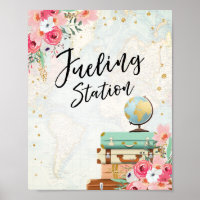 Fueling Station Bar enseigne Travel Shower Miss to