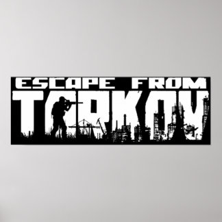 Poster Fuir Du Logo De Tarkov