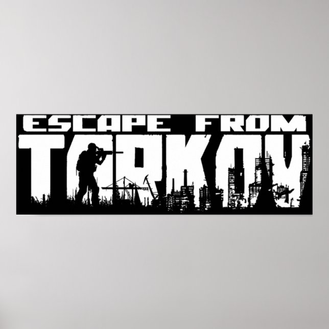 Poster Fuir Du Logo De Tarkov (Devant)