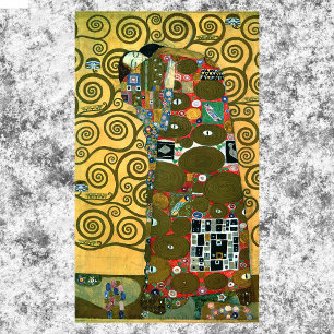 Poster Fulfillment aka The Embrace par Gustav Klimt