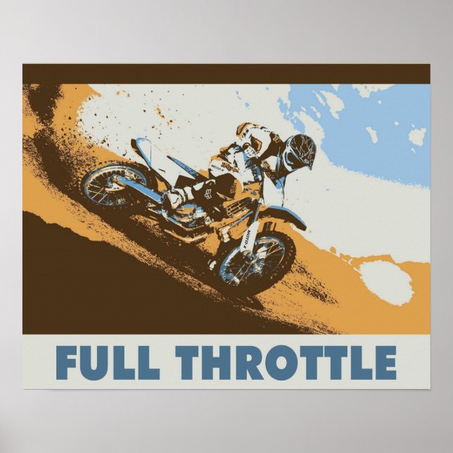 Poster Full Throttle 16x20 (Devant)
