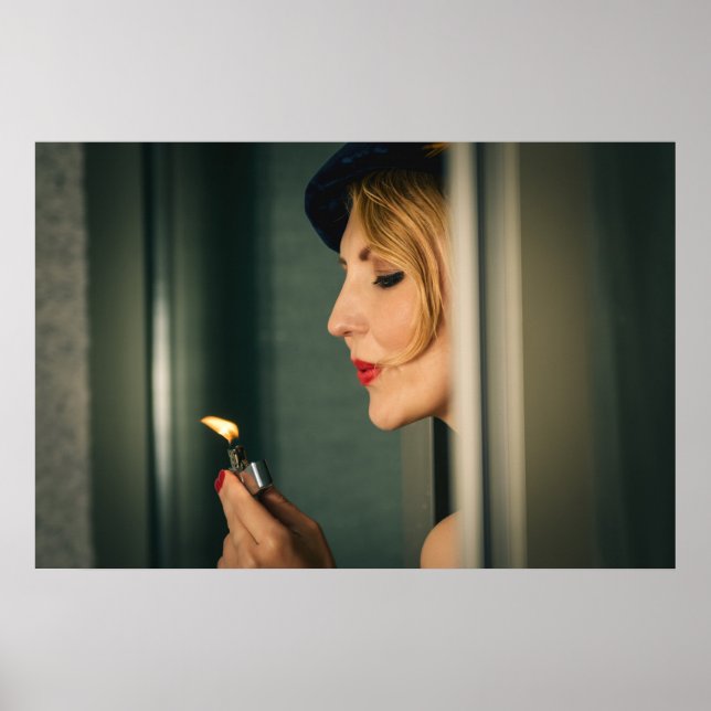 Poster Fumée rétro (Devant)