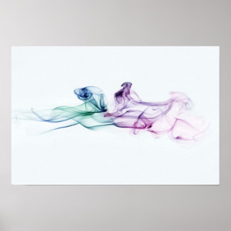 Poster Fumée violette