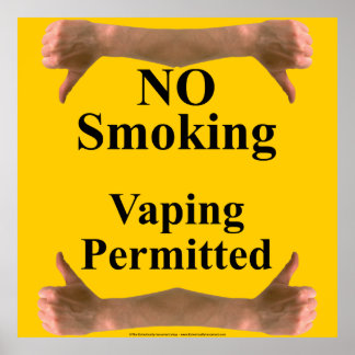 Poster Fumer contre Vaping