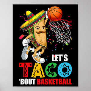 Poster Fun Lets Taco sur Bysketbyll Mexique Cinco De Mayo