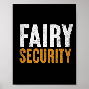 Poster Fun Parents Laze Easy Costume Fairy Sécurité Hallo