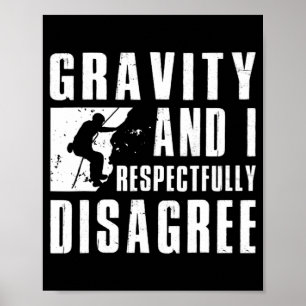 Poster Fun Rock Escalade Art Pour Hommes Femmes Boulderin