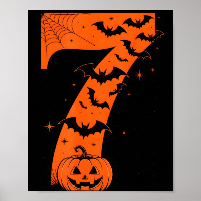 Poster Fun Six Seven 6 7 Meme Design Couples Halloween  (Devant)