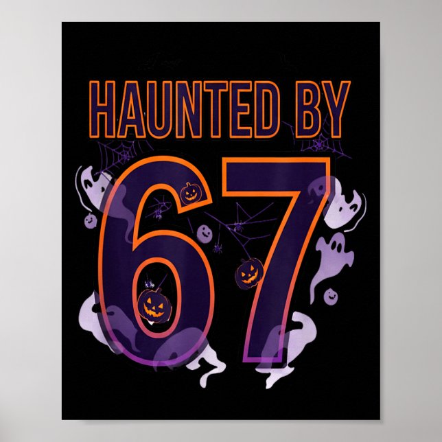 Poster Fun Six Seven 6 7 Meme Design Couples Halloween  (Devant)