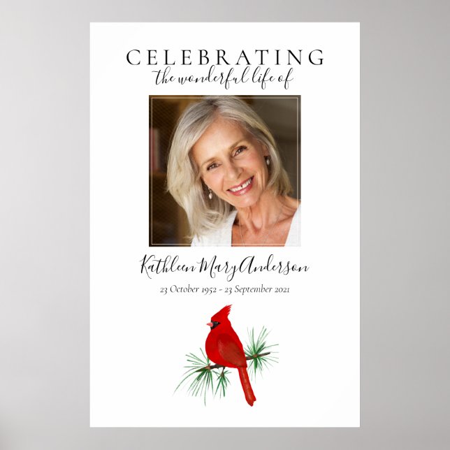 Poster Funérailles cardinales (Devant)