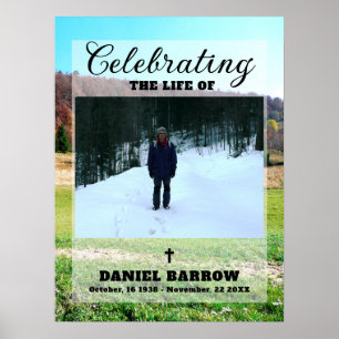 Poster funéraire Hommes