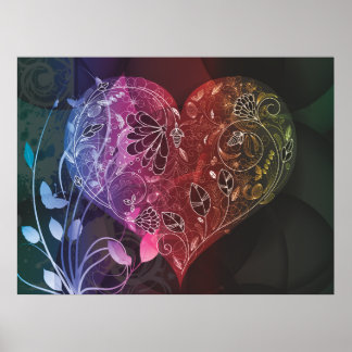 Poster funkadelic coeur mature de l'amour