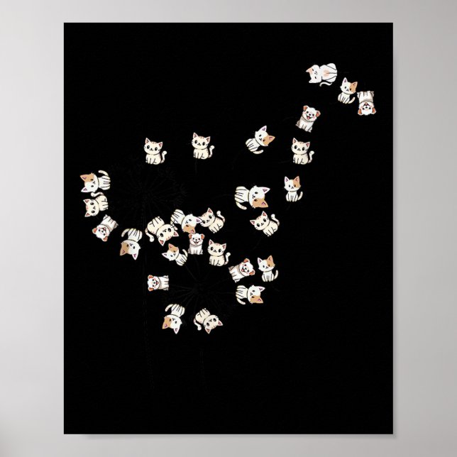 Poster Funky Cat Tree Pour Hommes Femmes Enfants (Devant)