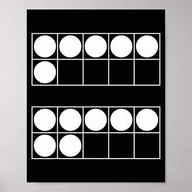 Poster Funny 6 7 Number Teachers Students Six Seven Meme  (Devant)