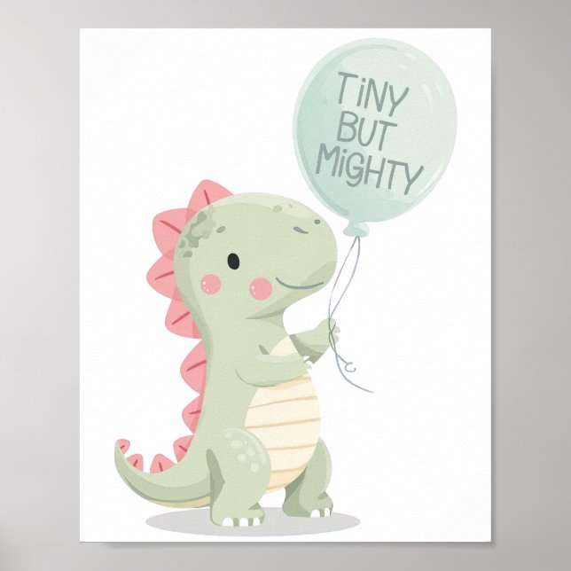 Poster Funny and Motivational Dino Graphic (Devant)
