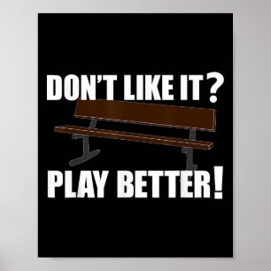 Poster Funny Basketball Coach Cadeau Motivation dure