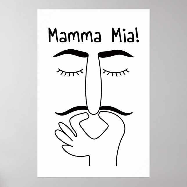 Poster funny bathroom wall art (Devant)