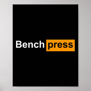 Poster Funny Bench Press