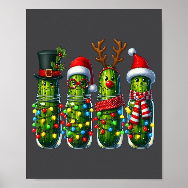 Poster Funny Christmas Ckles Holiday Lights  (Devant)