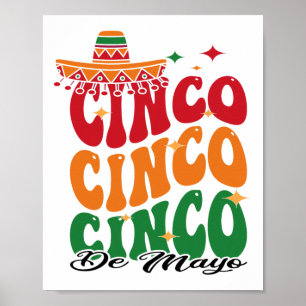 Poster Funny Cinco De Mayo Mexicaine Fiesta 5 De Mayo Men