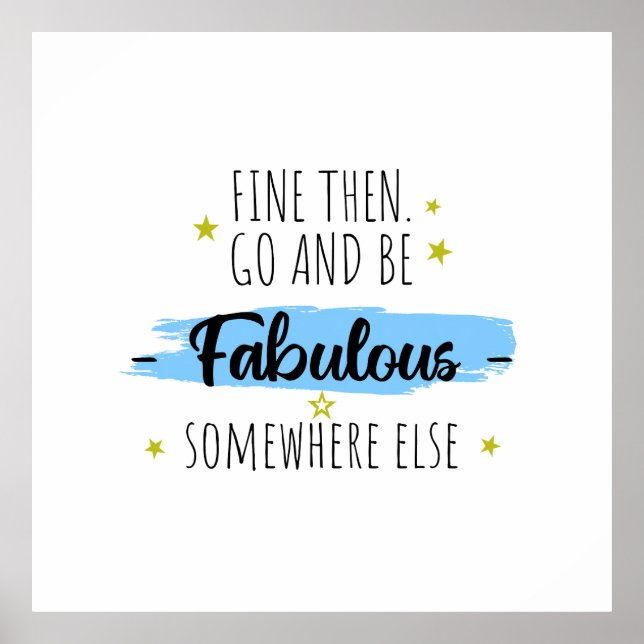 Poster Funny Collègue Leaving, Go Away for Coworker (Devant)