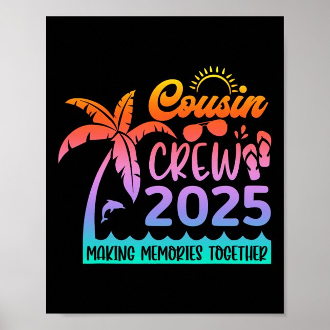 Poster Funny Cousin Crew 2025 Summer Group Making Memorie (Devant)