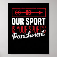 Funny Cross Country Notre sport est la punition de