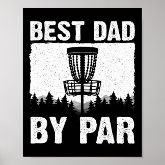 Poster Funny Disc Golf Art For Men Dad Disc Golf Player D