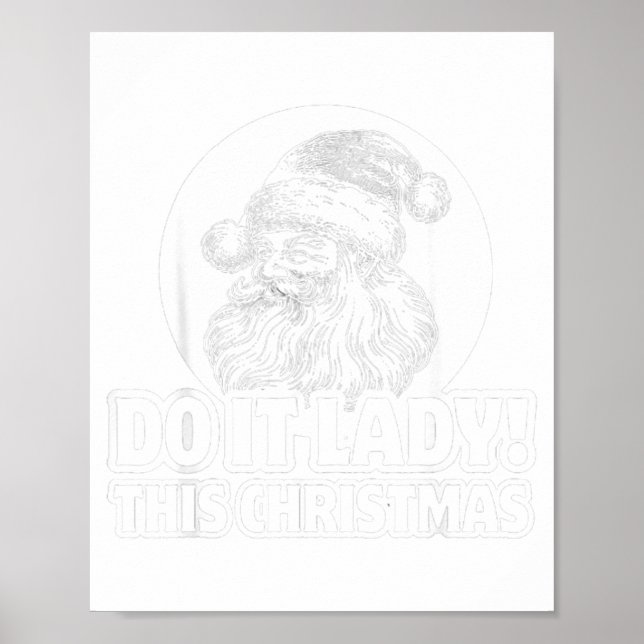 Poster Funny Do It This Christmas Holiday Festive  (Devant)