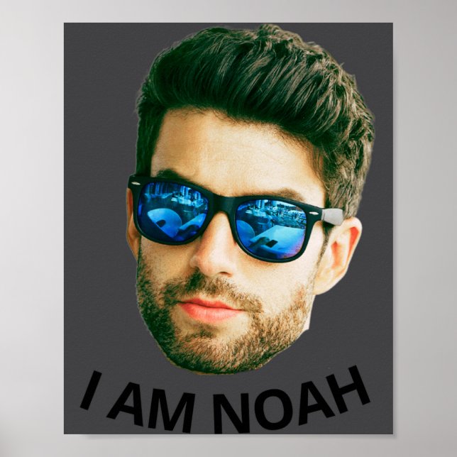 Poster Funny Face Cture Birthday Party Matching  (Devant)