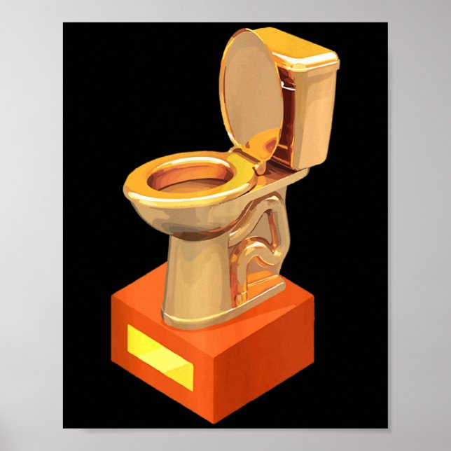 Poster Funny Fantasy Football Loser Toilet  (Devant)