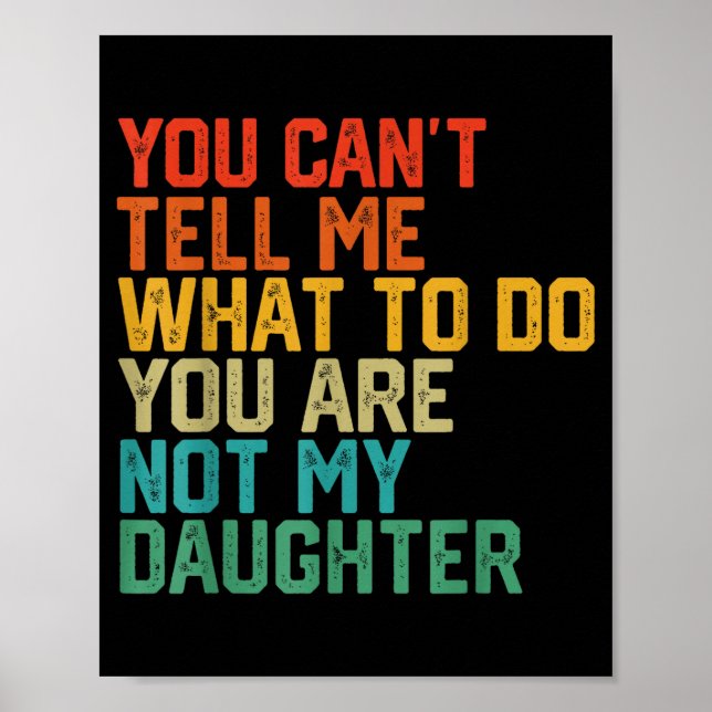 Poster Funny For Father Dad From Daughter Father's Day Da (Devant)