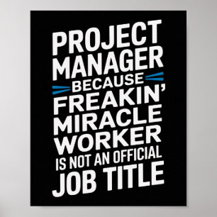Poster Funny, Gestionnaire de propriétés Wall Art