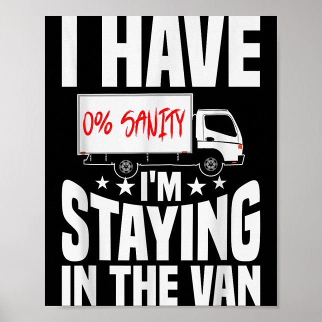 Poster Funny Im Staying In Tha Van Phasmophobia Womens Me (Devant)