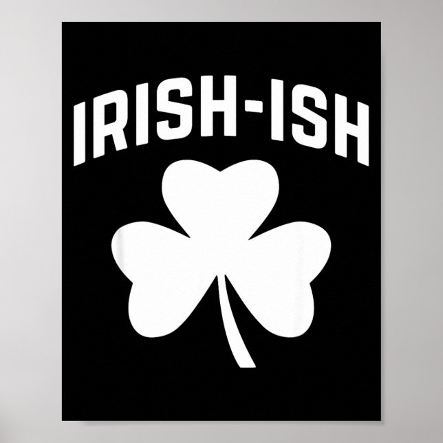 Poster Funny Irish-ish St. Patrick's Day  (Devant)