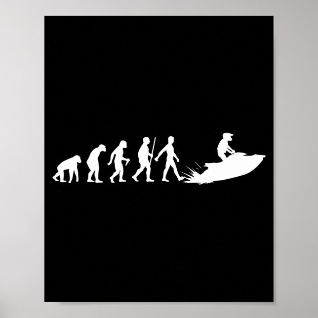 Poster Funny Jet Ski Design For Men Women Kids Jetski Lov (Devant)
