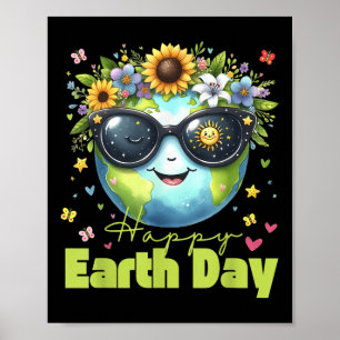 Poster Funny Jour des terres 2025 Sauvez La Planète Migno