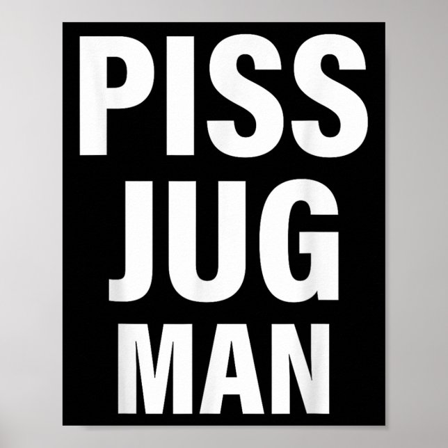 Poster Funny Jug Man Apparel  (Devant)