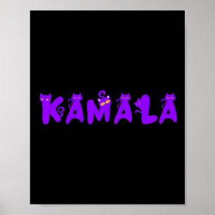 Poster Funny Kamala Chat Lady Kamala Harris Président 202