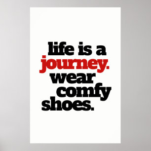 Poster Funny Life is a Journey ...