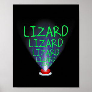 Poster Funny Lizard Trending Meme