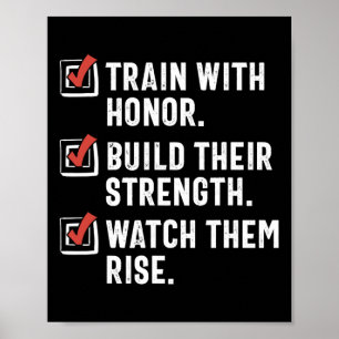 Poster Funny Martial Arts Enseignant Karate Instructeur S