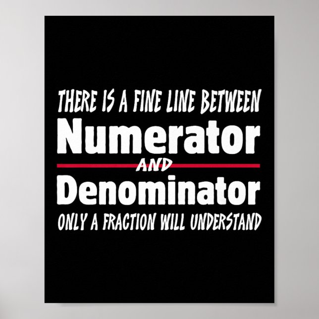 Poster Funny Math Teacher Joke Men Women Fun Student Quot (Devant)