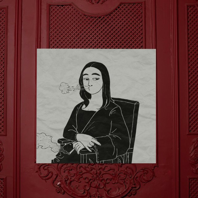 Poster Funny Mona Lisa (Créateur téléchargé)