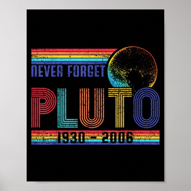 Poster Funny Never Forget Memorial Space Science Astronom (Devant)