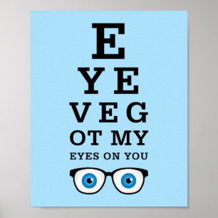 Poster Funny Optician Eyes On You