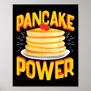 Poster Funny Pancake Power