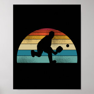 Poster Funny Pickleball Retro Vintage