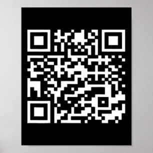 Poster Funny Qr President Trump Dance Code